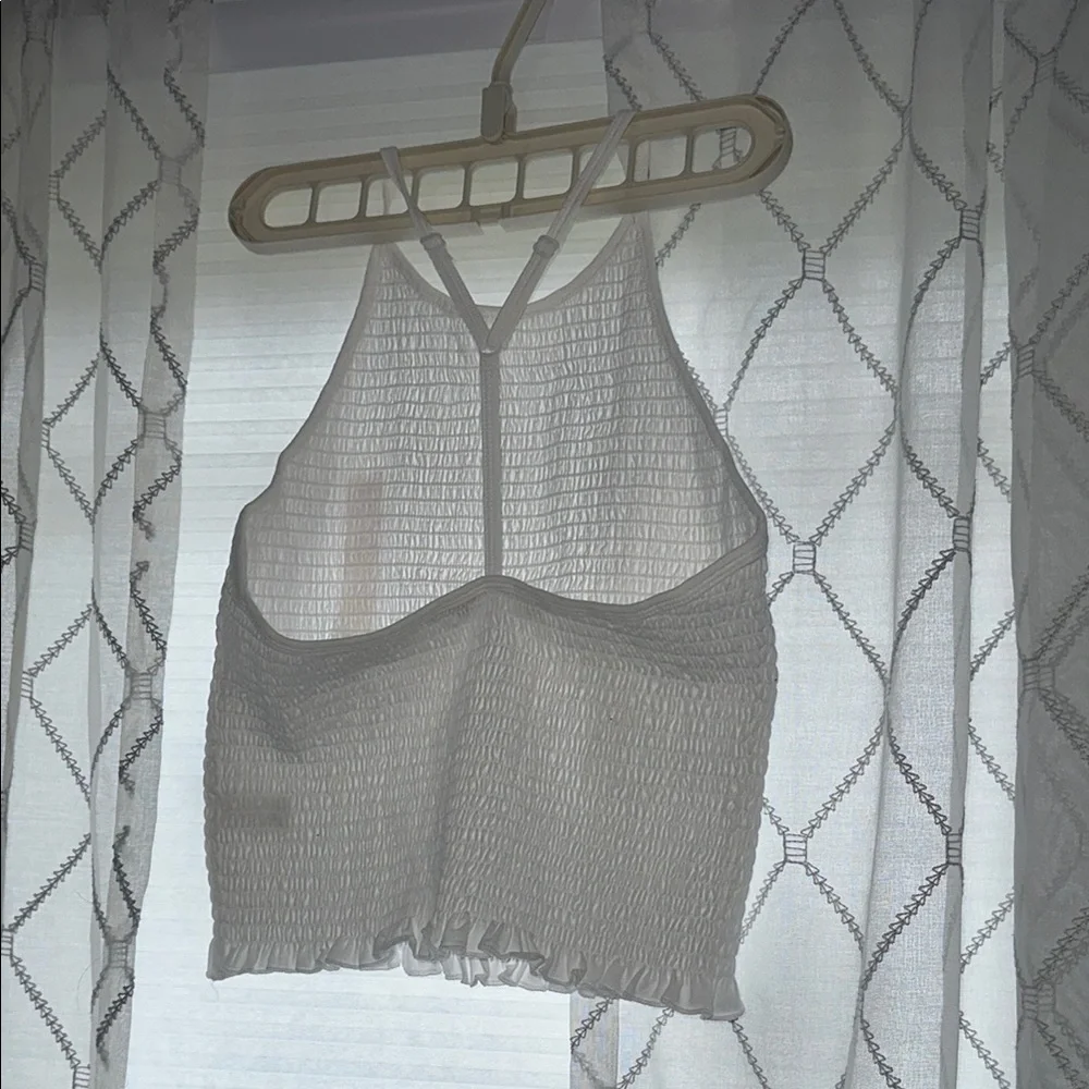 SO Gray Cropped Ribbed Tank Top - Picture 2 of 2